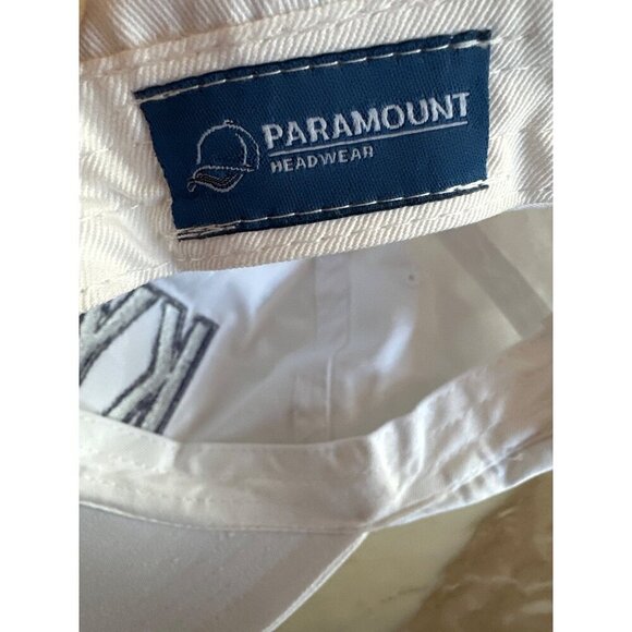 Paramounti White Cotton Adjustable Baseball Cap KY Logo Kentucky - Picture 5 of 7